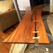 Load image into Gallery viewer, elm live edge table (in progress)