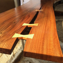 Load image into Gallery viewer, elm live edge table (in progress)