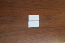 Load image into Gallery viewer, live edge black walnut console or hall table, comprising intricate crotch slab and distressed, upcycled white legs.  Unique, hancrafted, three-legged, cantilevered design