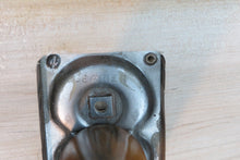 Load image into Gallery viewer, live edge spalted maple table or bench. Handcrafted slab combined with repurposed danish modern, Paul McCobb style tapered legs for a unique mid-century modern look.